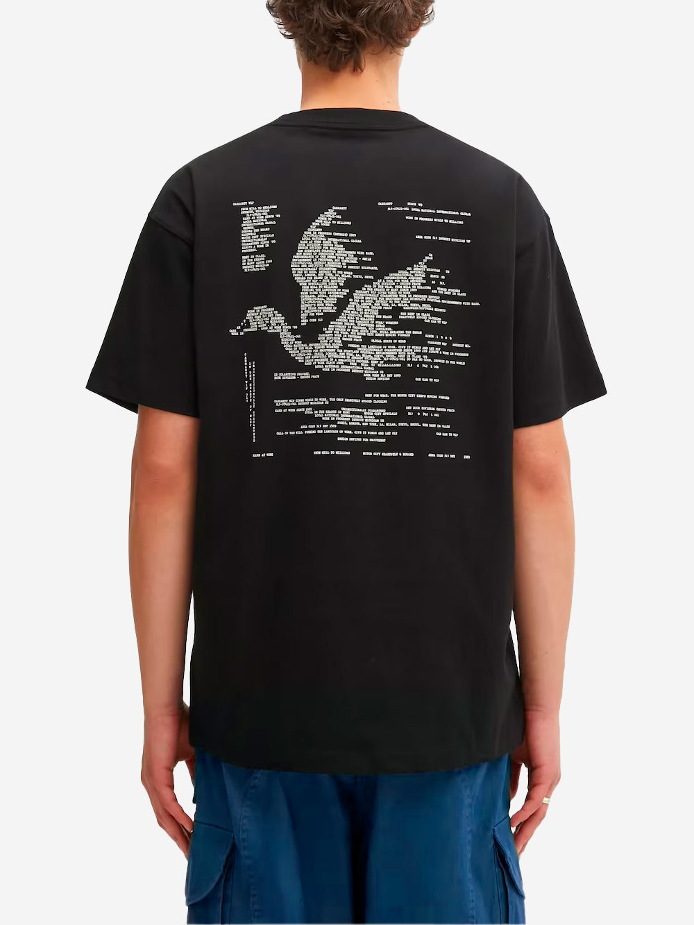 CARHARTT WIP T-shirt S/S Punched Nero Urbanstaroma