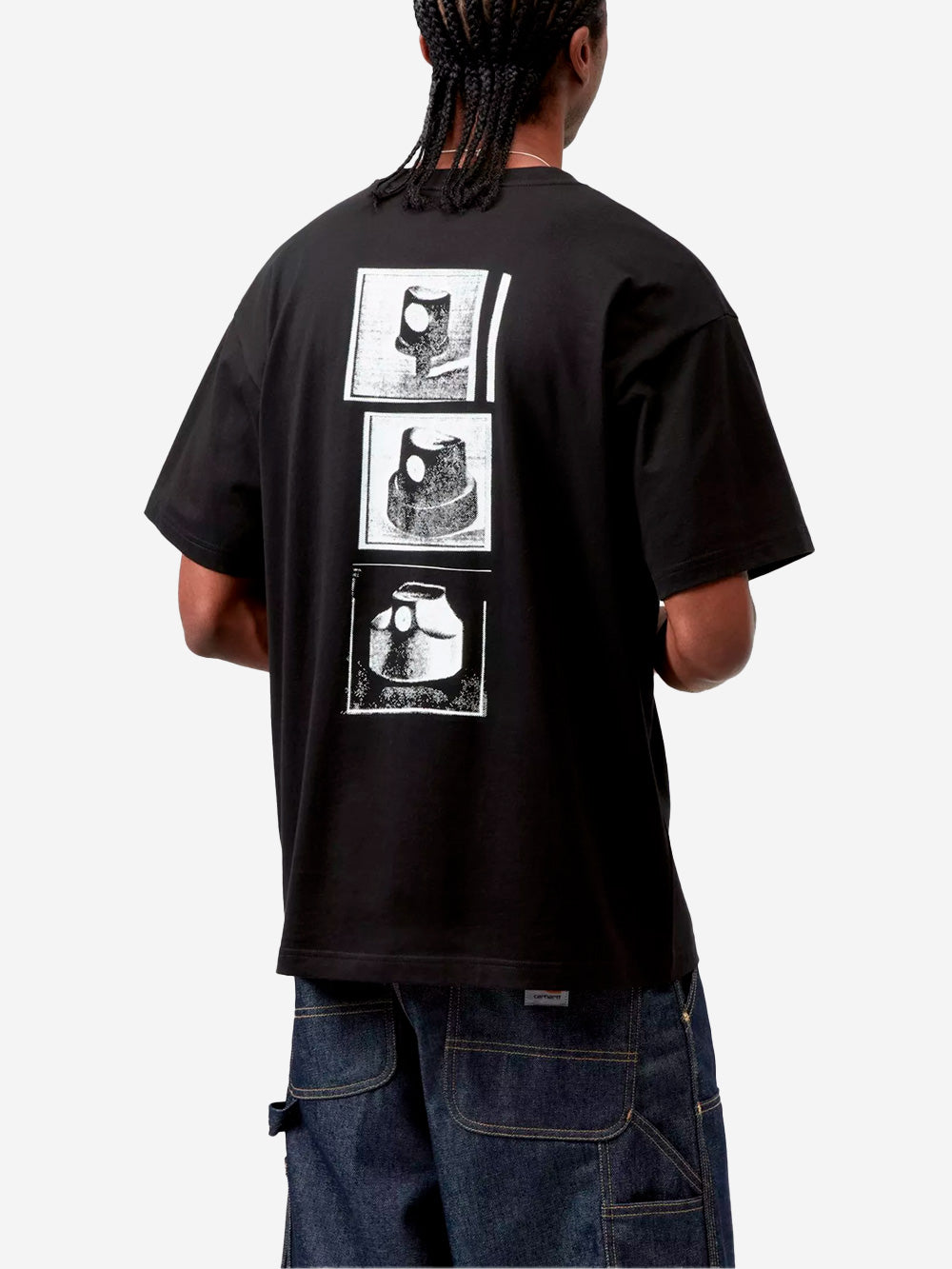 CARHARTT WIP T-Shirt S/S Caps nera Nero Urbanstaroma