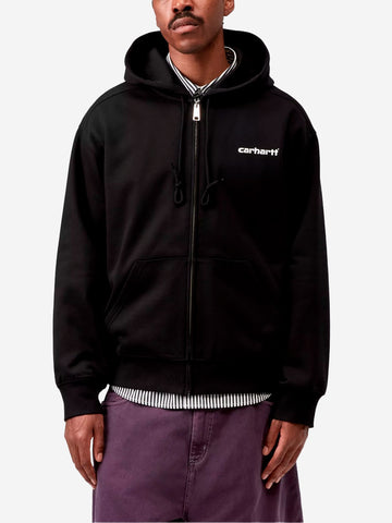 CARHARTT WIP Felpa con cappuccio Hooded Archive Lines Jacket Nero