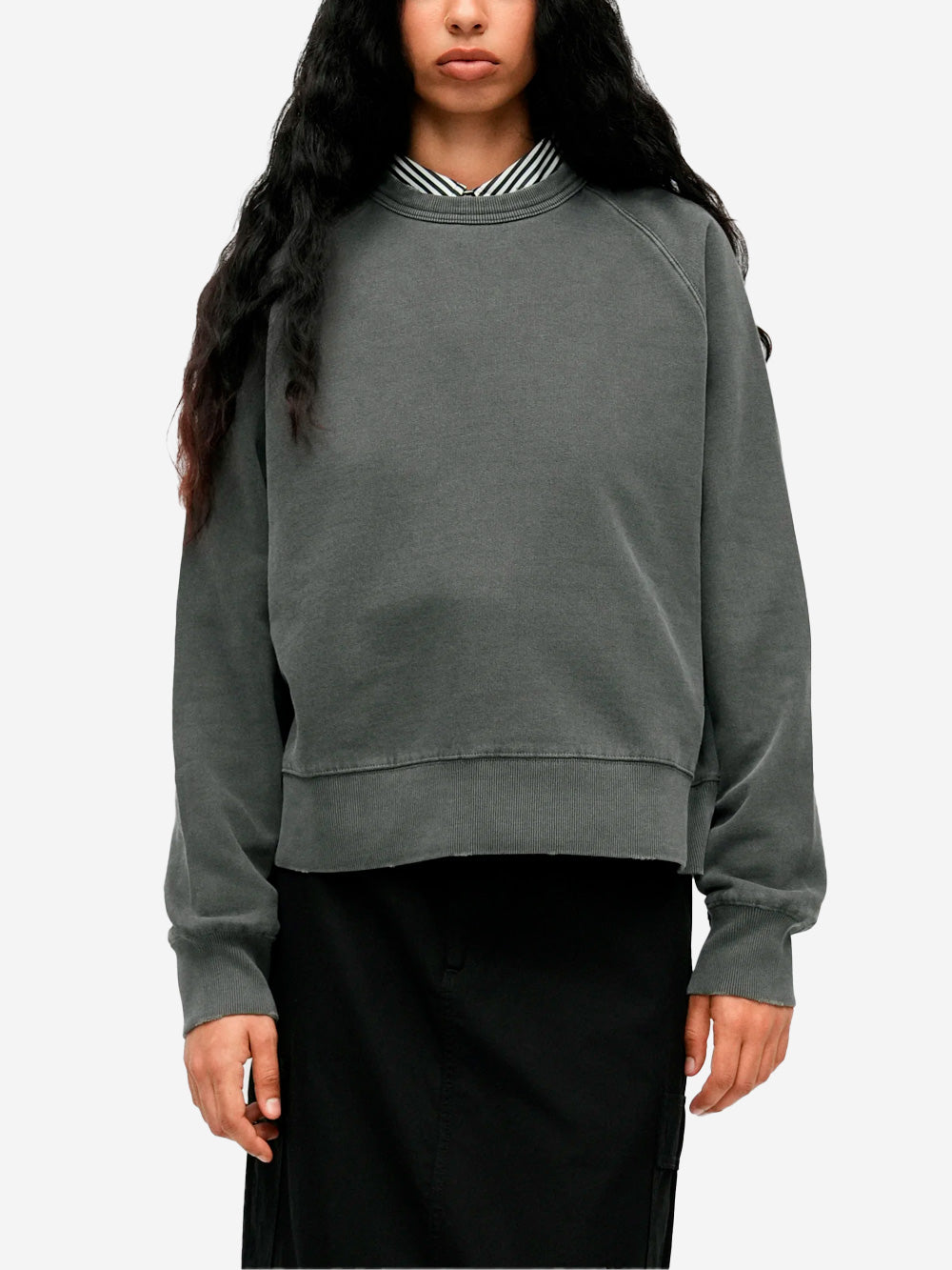 CARHARTT WIP W Felpa girocollo 'Torion' distressed Nero Urbanstaroma