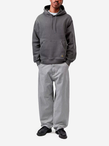 CARHARTT WIP Felpa con cappuccio 'Torion' effetto vissuto Nera