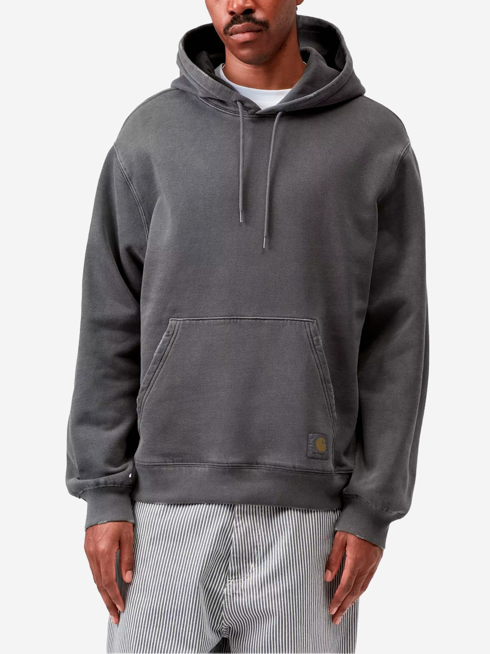 CARHARTT WIP Felpa con cappuccio 'Torion' effetto vissuto Nera Urbanstaroma