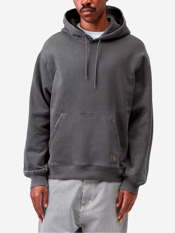 CARHARTT WIP Felpa con cappuccio 'Torion' effetto vissuto Nera