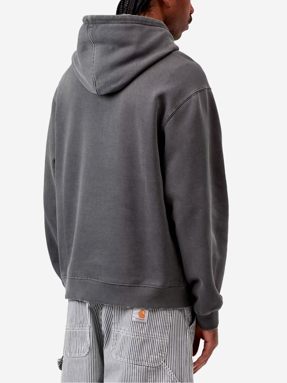 CARHARTT WIP Felpa con cappuccio 'Torion' effetto vissuto Nera Urbanstaroma