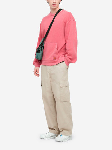 CARHARTT WIP Felpa girocollo rosa 'Torion' distressed Rosa