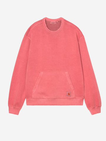 CARHARTT WIP Felpa girocollo rosa 'Torion' distressed Rosa