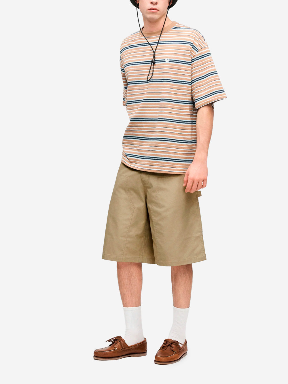CARHARTT WIP Shorts beige 'Postal Double Knee' Beige Urbanstaroma