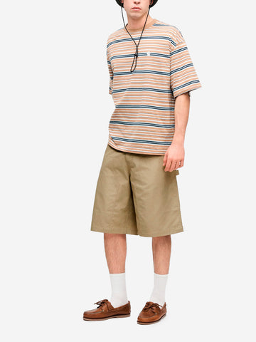 CARHARTT WIP Shorts beige 'Postal Double Knee' Beige