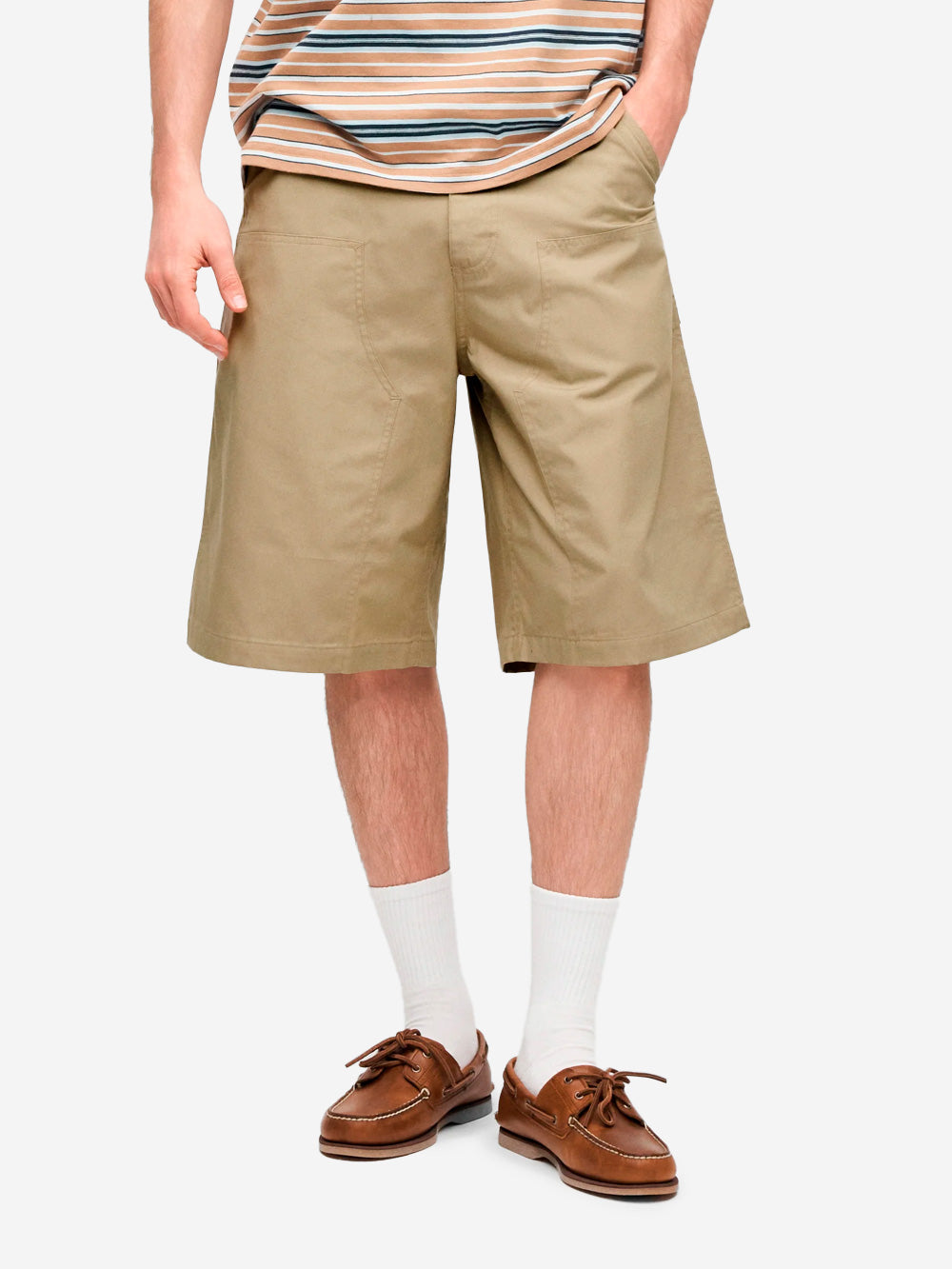 CARHARTT WIP Shorts beige 'Postal Double Knee' Beige Urbanstaroma