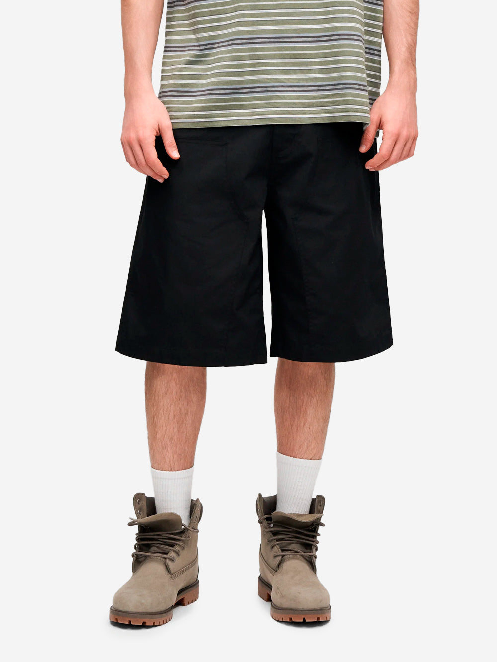 CARHARTT WIP Shorts neri 'Postal Double Knee' Nero Urbanstaroma