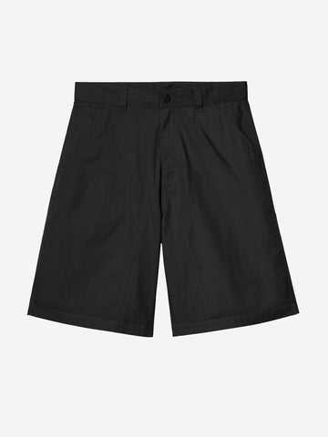 CARHARTT WIP Shorts neri 'Postal Double Knee' Nero