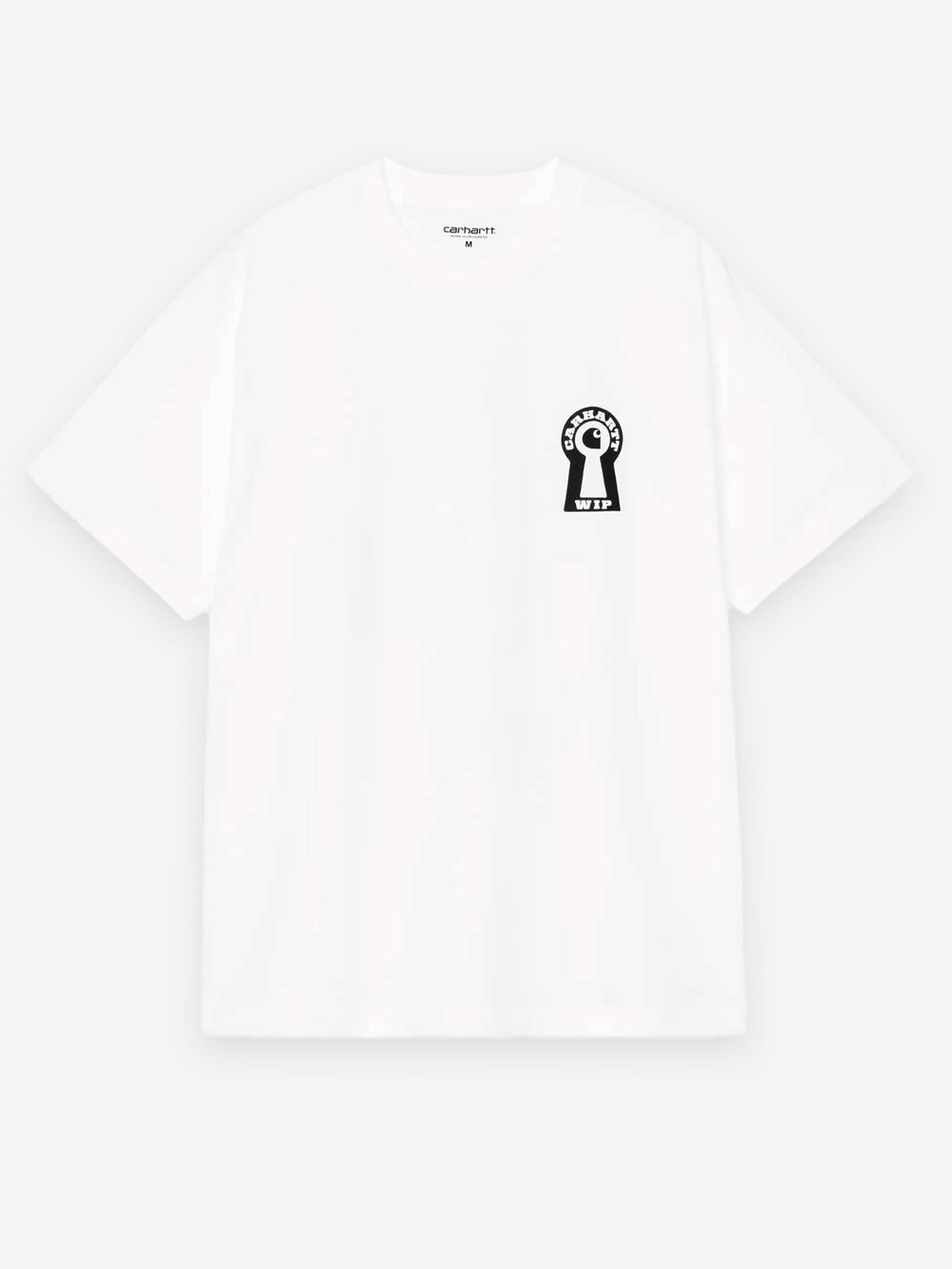 CARHARTT WIP T-shirt bianca S/S con grafica 'Locked' Bianco Urbanstaroma