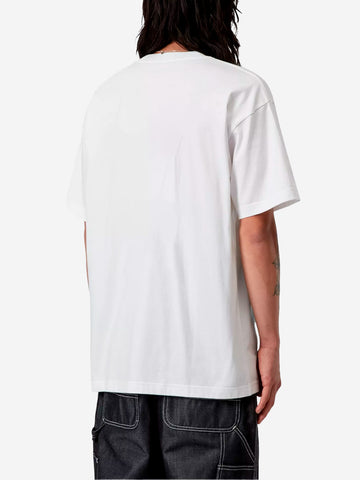 CARHARTT WIP T-shirt bianca S/S 'Barbwire' Bianco