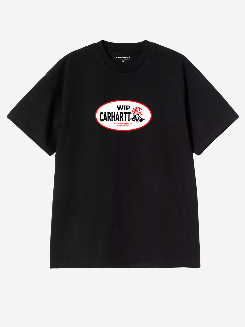 CARHARTT WIP T-shirt nera S/S 'Harlequin BBQ' Nero Urbanstaroma
