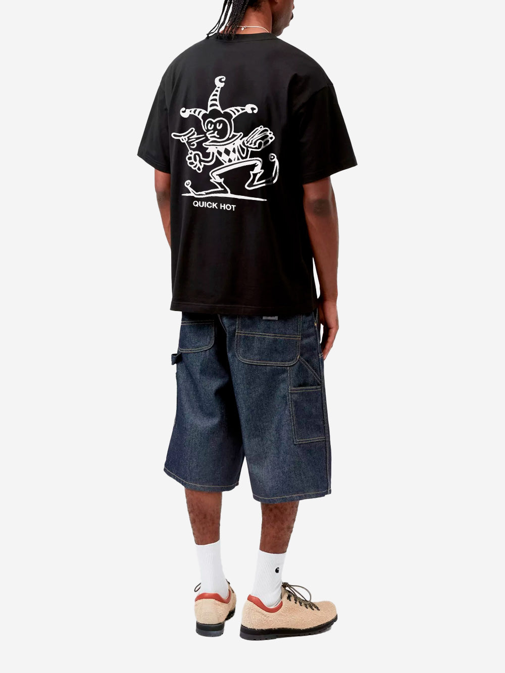 CARHARTT WIP T-shirt nera S/S 'Harlequin BBQ' Nero Urbanstaroma