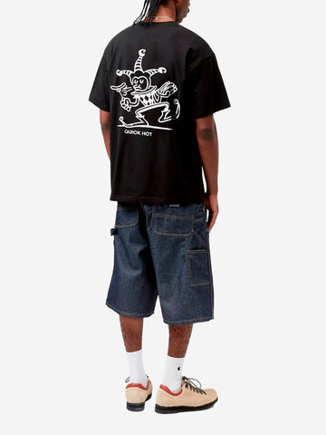 CARHARTT WIP T-shirt nera S/S 'Harlequin BBQ' Nero