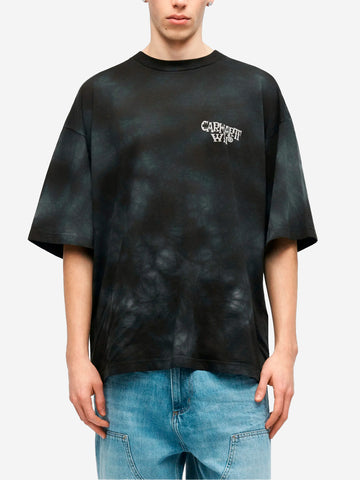 CARHARTT WIP T-shirt S/S 'Radiate' nera e grigia grigio