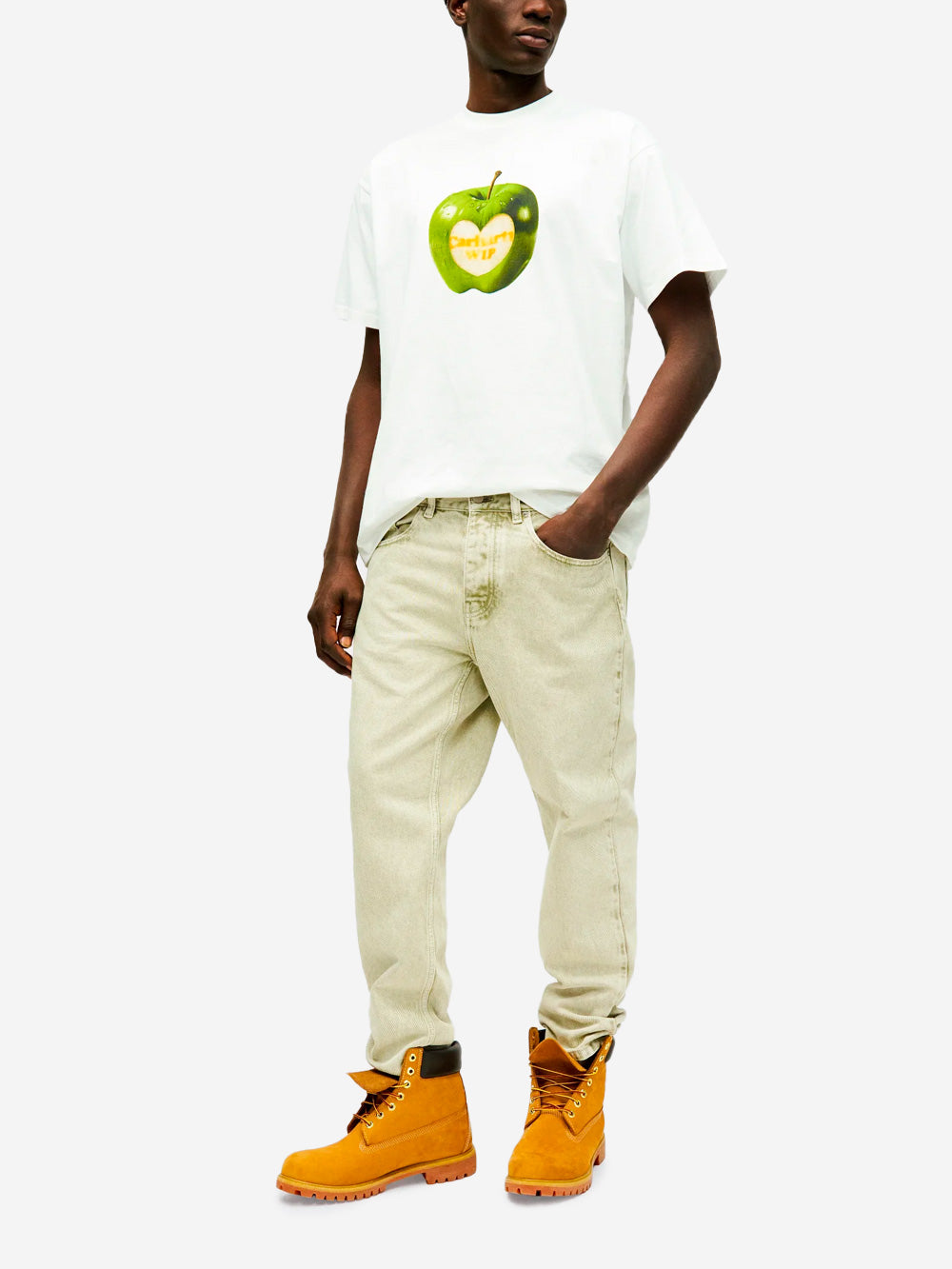 CARHARTT WIP T-Shirt bianca S/S Spoiled Bianco Urbanstaroma
