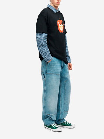 CARHARTT WIP T-Shirt nera S/S Spoiled Nero