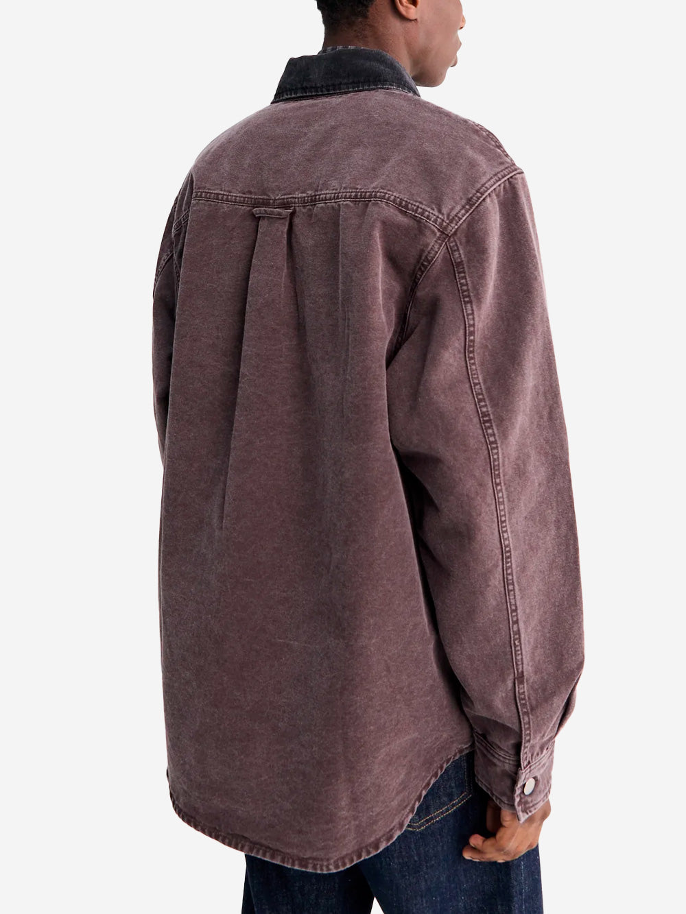 CARHARTT WIP Giacca camicia Mitch marrone Bordeaux Urbanstaroma