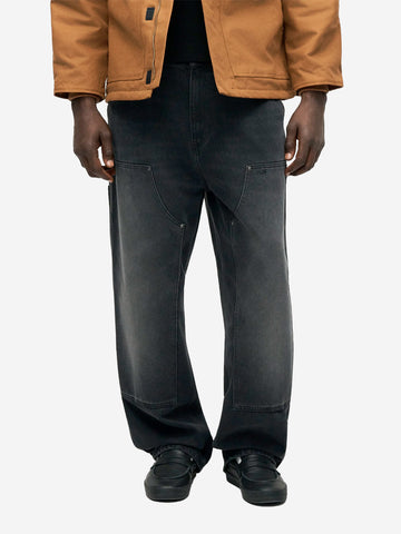 CARHARTT WIP Pantaloni neri OG Double Knee Nero