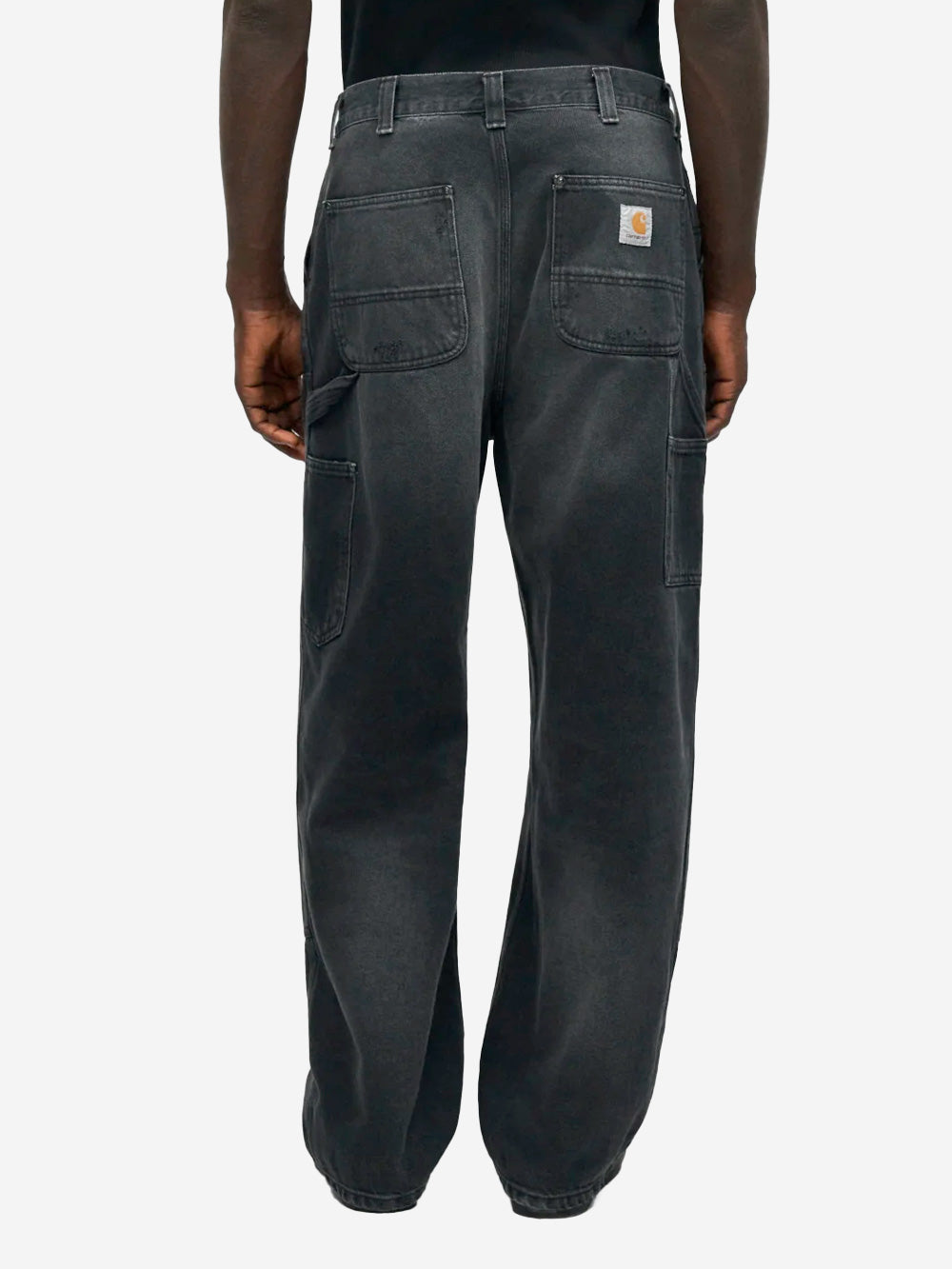 CARHARTT WIP Pantaloni neri OG Double Knee Nero Urbanstaroma