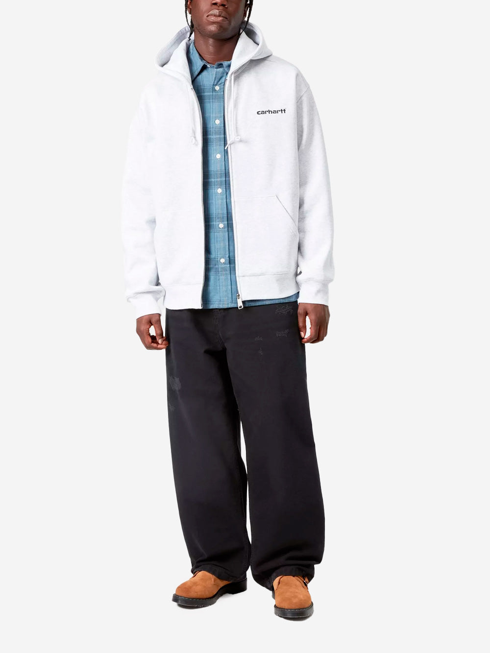 CARHARTT WIP Pantaloni Brandon distressed Nero Urbanstaroma