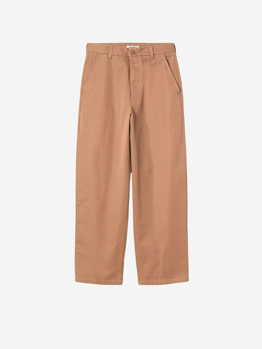 CARHARTT WIP W Pantaloni a gamba ampia Brady in twill di cotone Beige Urbanstaroma