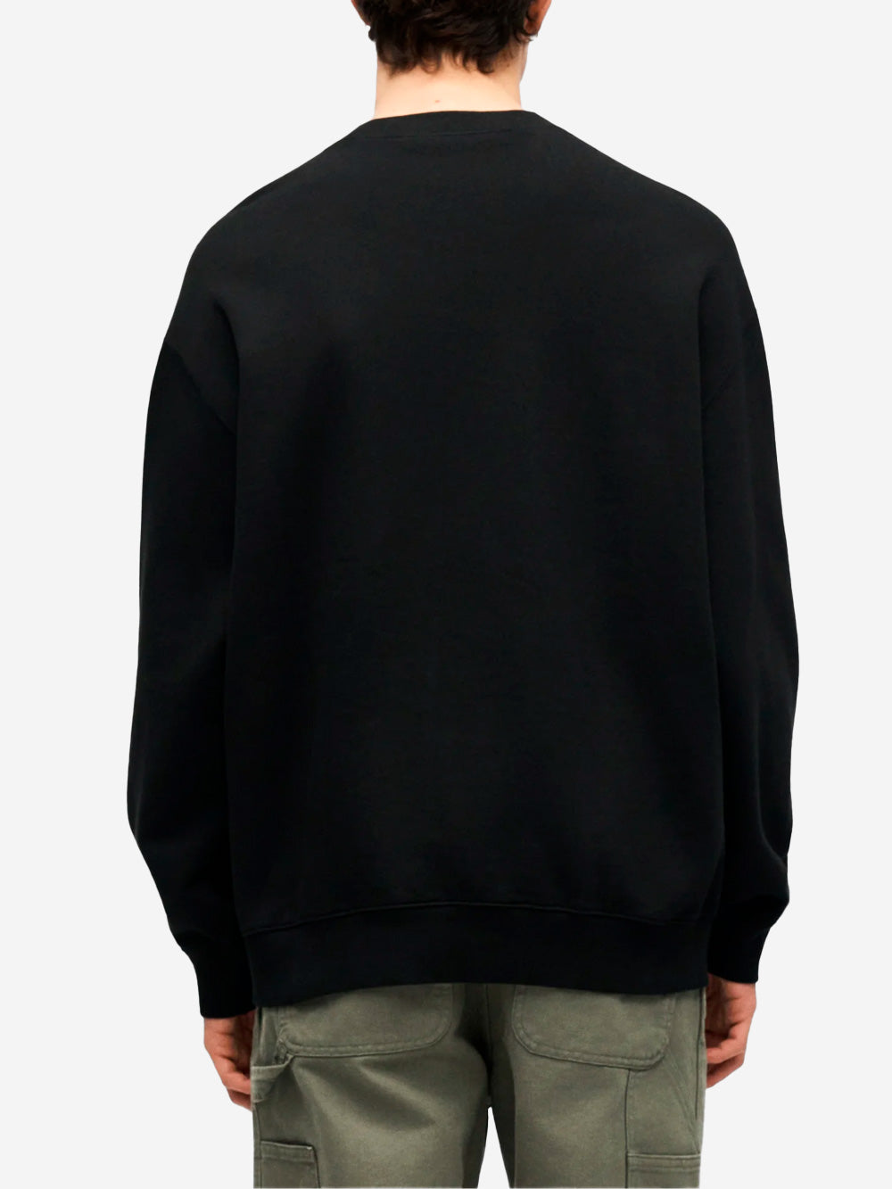 CARHARTT WIP Felpa girocollo nera WIP Label Nero Urbanstaroma