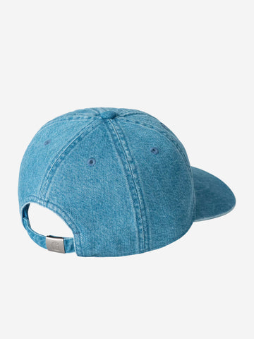 CARHARTT WIP Cappello 'Lucas Cap' in denim blu bleached Denim