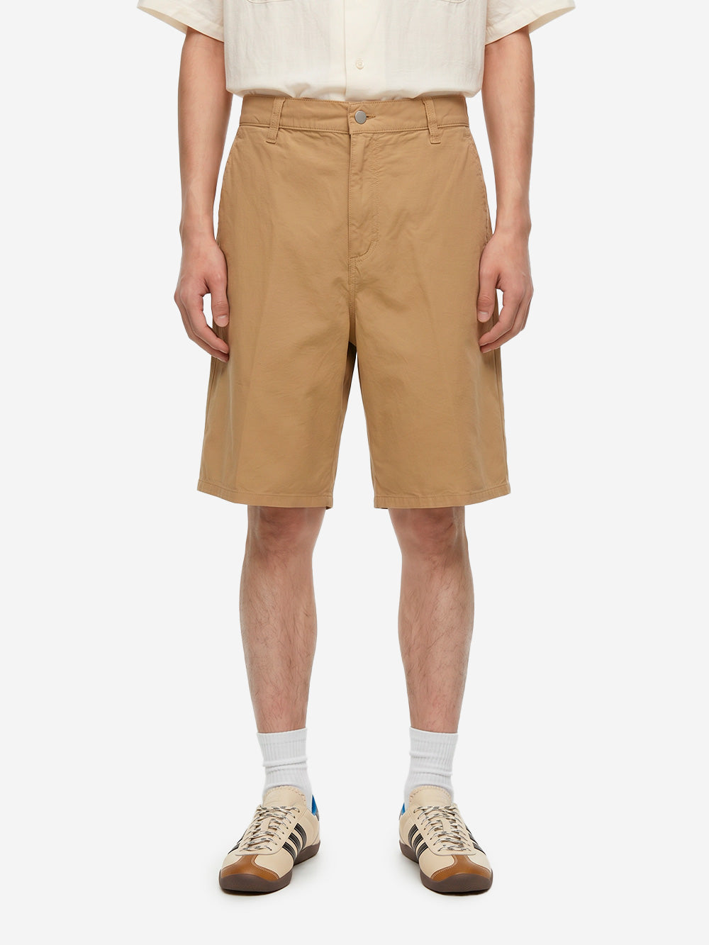 CARHARTT WIP Shorts Walter 'Single Knee' in cotone beige Beige Urbanstaroma
