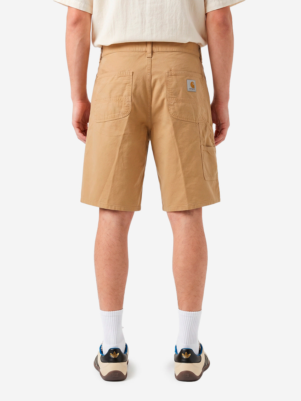 CARHARTT WIP Shorts Walter 'Single Knee' in cotone beige Beige Urbanstaroma