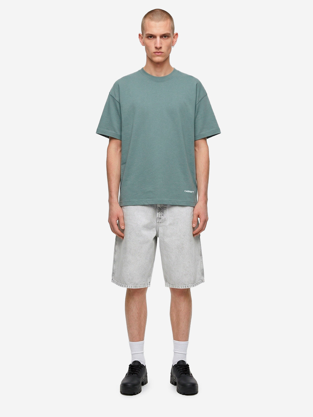 CARHARTT WIP Shorts OG 'Single Knee' in denim grigio Grigio chiaro Urbanstaroma