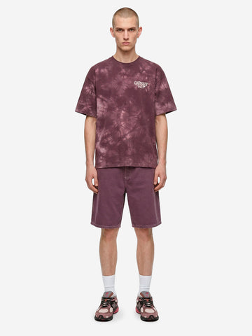 CARHARTT WIP Shorts in denim viola 'Brandon' Viola