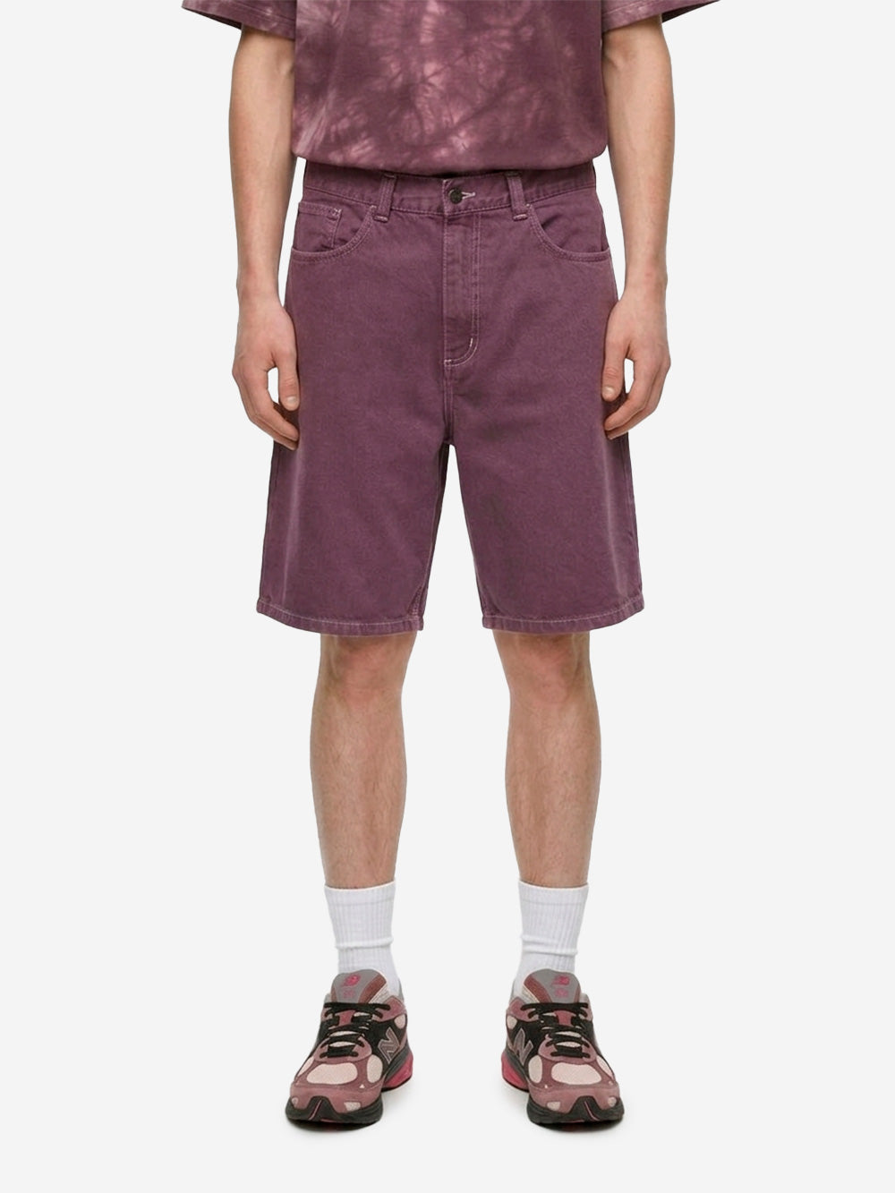 CARHARTT WIP Shorts in denim viola 'Brandon' Viola Urbanstaroma