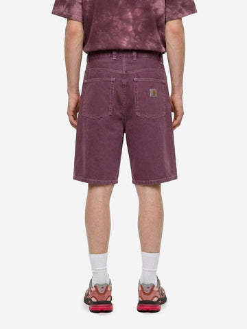 CARHARTT WIP Shorts in denim viola 'Brandon' Viola