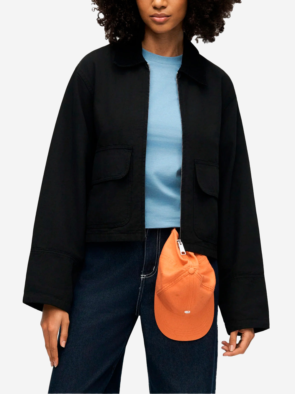 CARHARTT WIP W Giacca nera 'Prescott' Nero Urbanstaroma