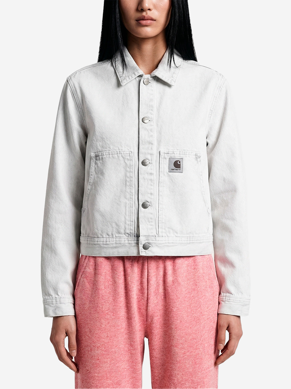 CARHARTT WIP W Giacca sfoderata 'Arca' in denim slavato Grigio Urbanstaroma