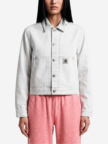 CARHARTT WIP W Giacca sfoderata 'Arca' in denim slavato Grigio