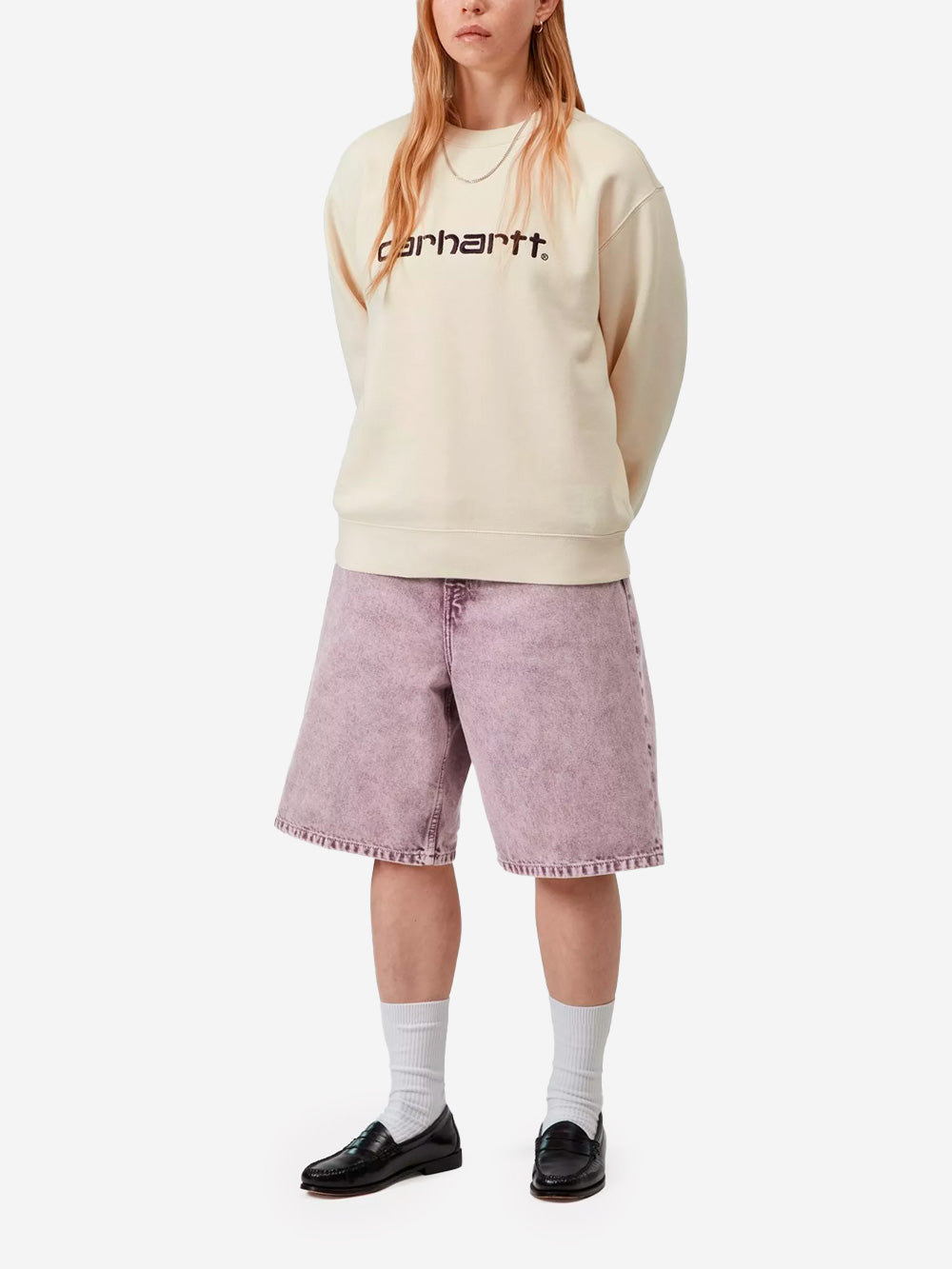 CARHARTT WIP W' Shorts lilla 'Brandon' Rosa Urbanstaroma
