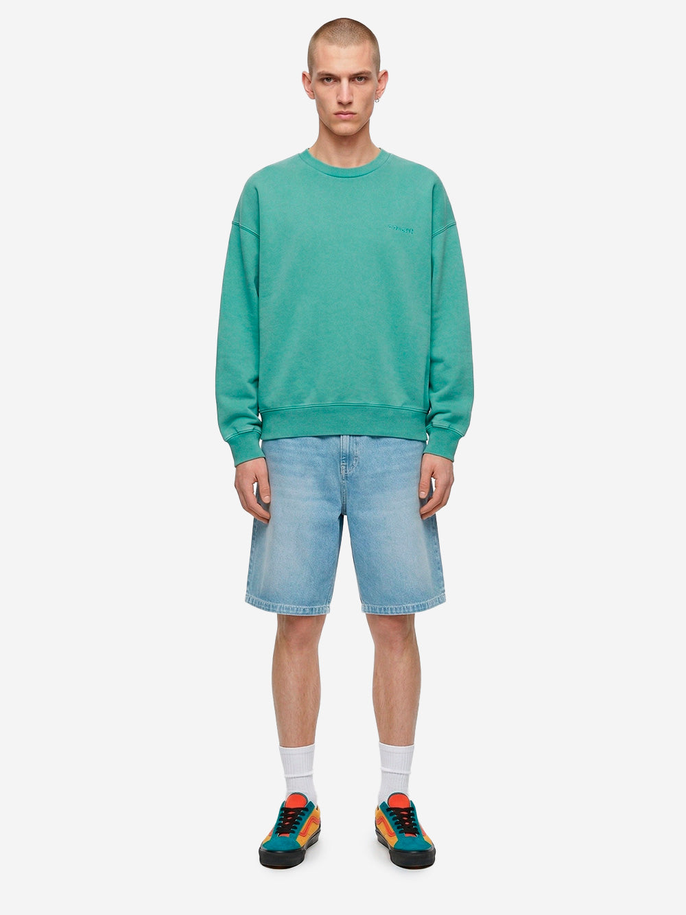 CARHARTT WIP Shorts blu chiaro 'Brandon' Celeste Urbanstaroma