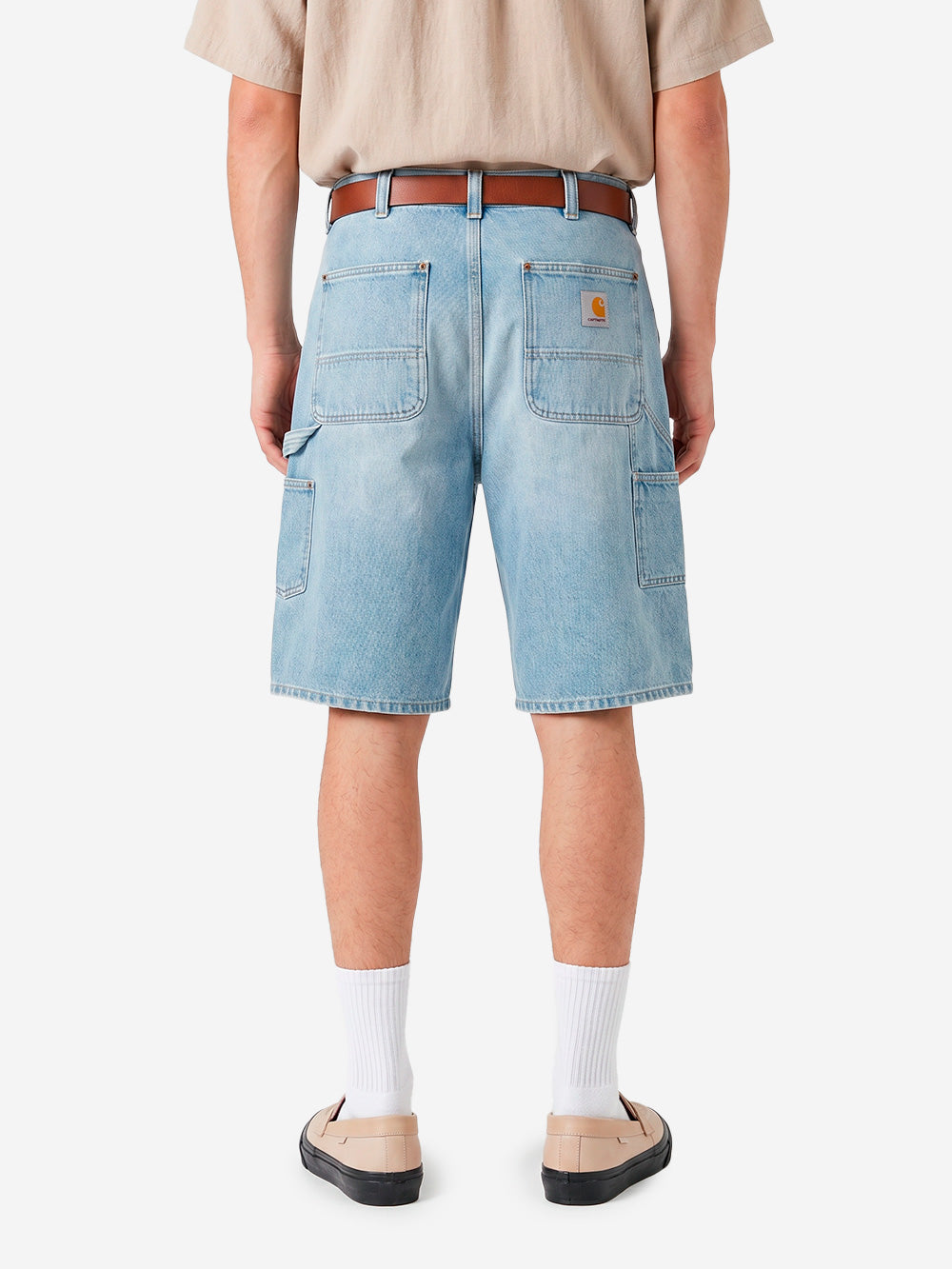 CARHARTT WIP Shorts in denim blu chiaro OG 'Double Knee' Blu chiara Urbanstaroma