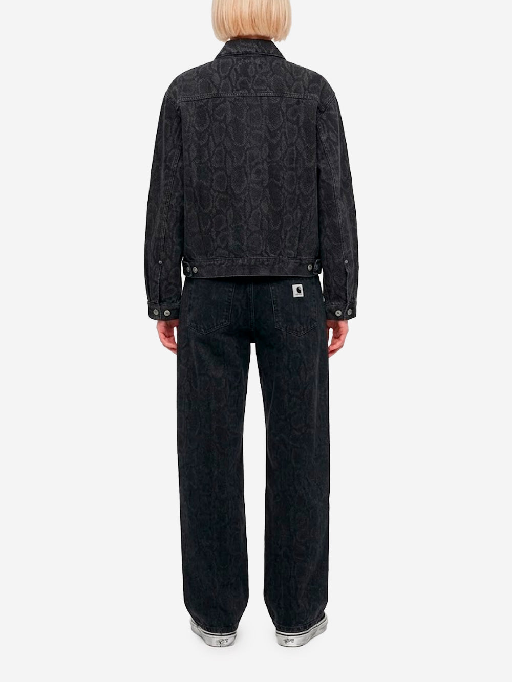 CARHARTT WIP W Giacca 'Belmar' nera con stampa snake camo Nero Urbanstaroma