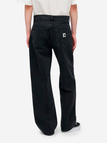 CARHARTT WIP W' Arin Pant con stampa snake camo Nero