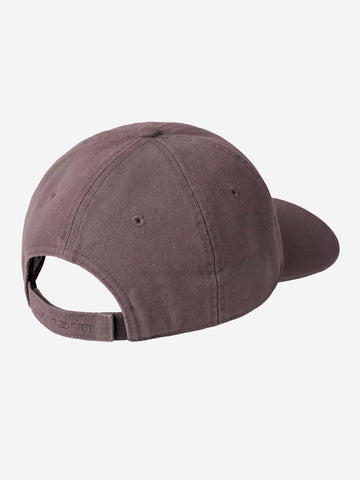 CARHARTT WIP Canvas cap stone washed Grigio scuro
