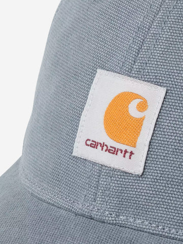 CARHARTT WIP Canvas cap blu stone washed Blu