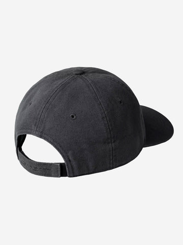 CARHARTT WIP Canvas cap nero stone washed Nero