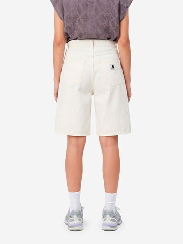 CARHARTT WIP W Shorts Brandon in denim bianco Bianco