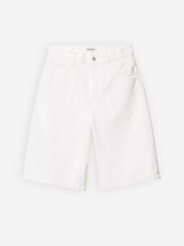 CARHARTT WIP W Shorts Brandon in denim bianco Bianco