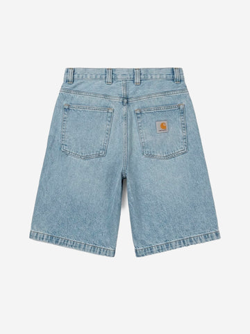 CARHARTT WIP Shorts Brandon in denim blu bleached Blu chiaro